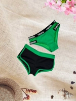 Раздельный спортивный купальник плавками и шортиками