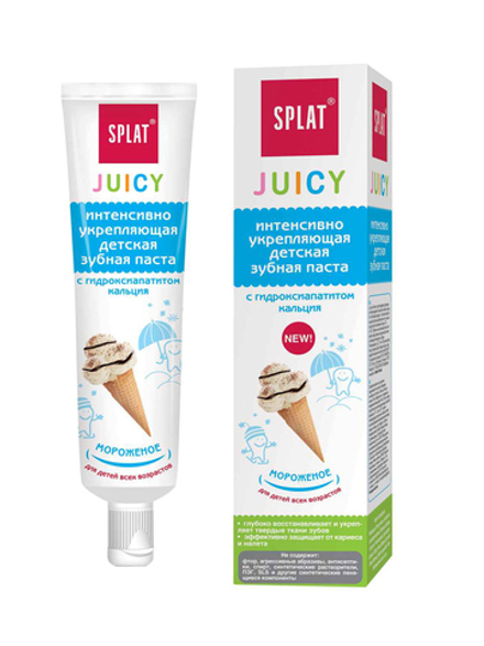 Детская зубная паста Splat Juicy Мороженое, 35 мл