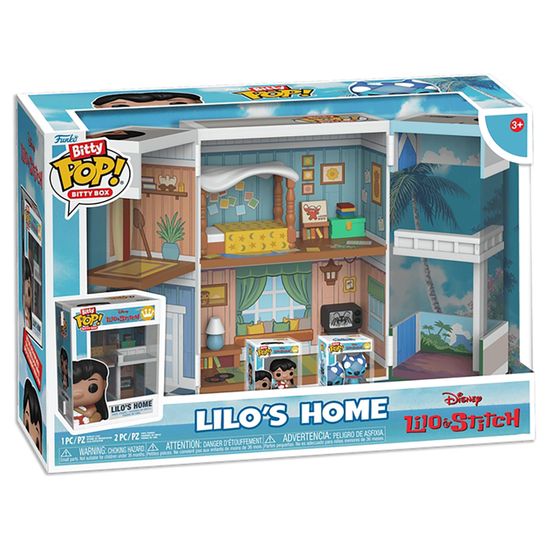 Набор Funko Bitty POP! Bitty Box Disney Lilo & Stitch Lilo's Home +2 Bitty POP! Lilo w/Scrump, Superhero Stitch 85536