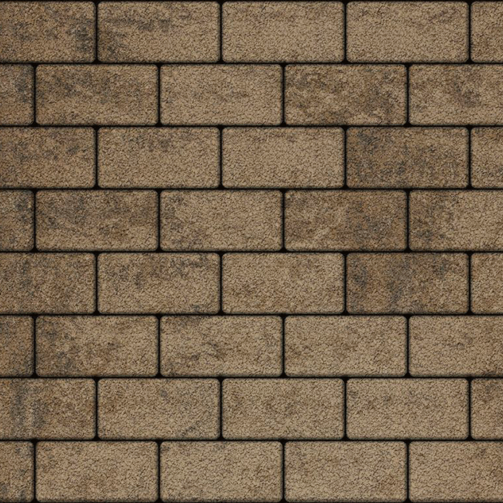 Тротуарная плитка форма Прямоугольник коллекция Листопад гладкий