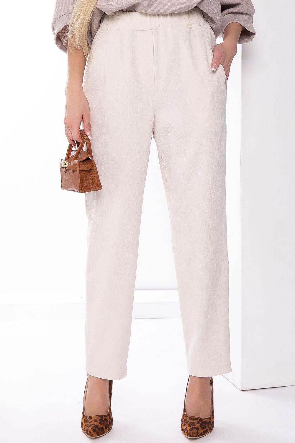 Брюки "Бертина" (молочные) Б8269 LT Collection