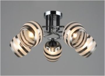 3789/5 CH+BK (2) Люстра (RL)