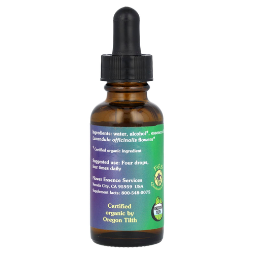 Flower Essence Services, цветочная эссенция, лаванда, 30 мл (1 жидк. унция)