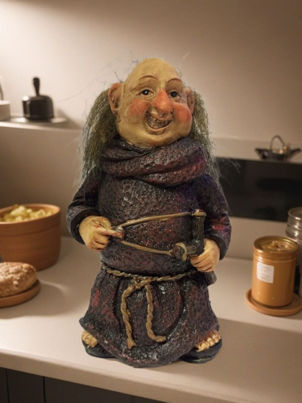 Статуэтка норвежский тролль-монах