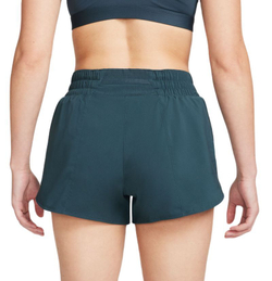 Женские Шорты теннисные Nike Dri-Fit One 3in Short - зеленый