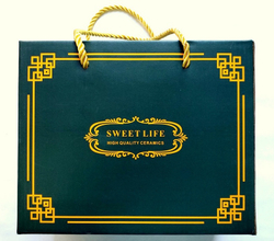 310501.2 Чайник "Зеленый песок" В ПОДАРОЧНОЙ КОРОБКЕ, 1000мл, 16*10*12, керамика