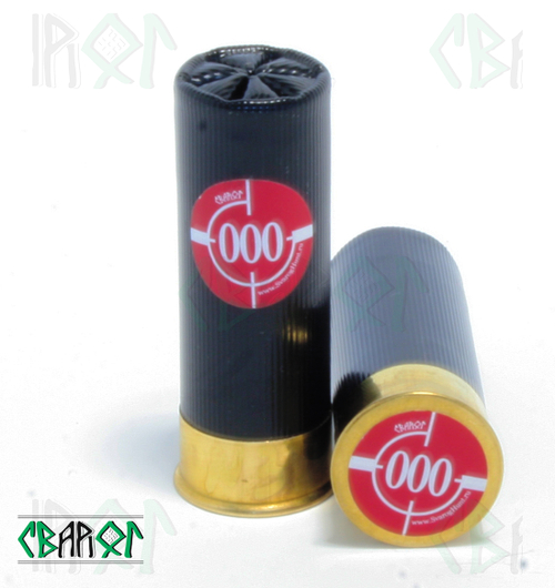 Наклейки на патроны Картечь 000