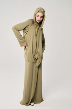 Юбка база прямая хаки