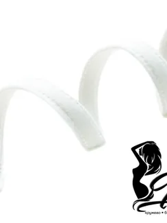 004 Туннельная лента оптом, двухшовная, 10 мм, айвори 004