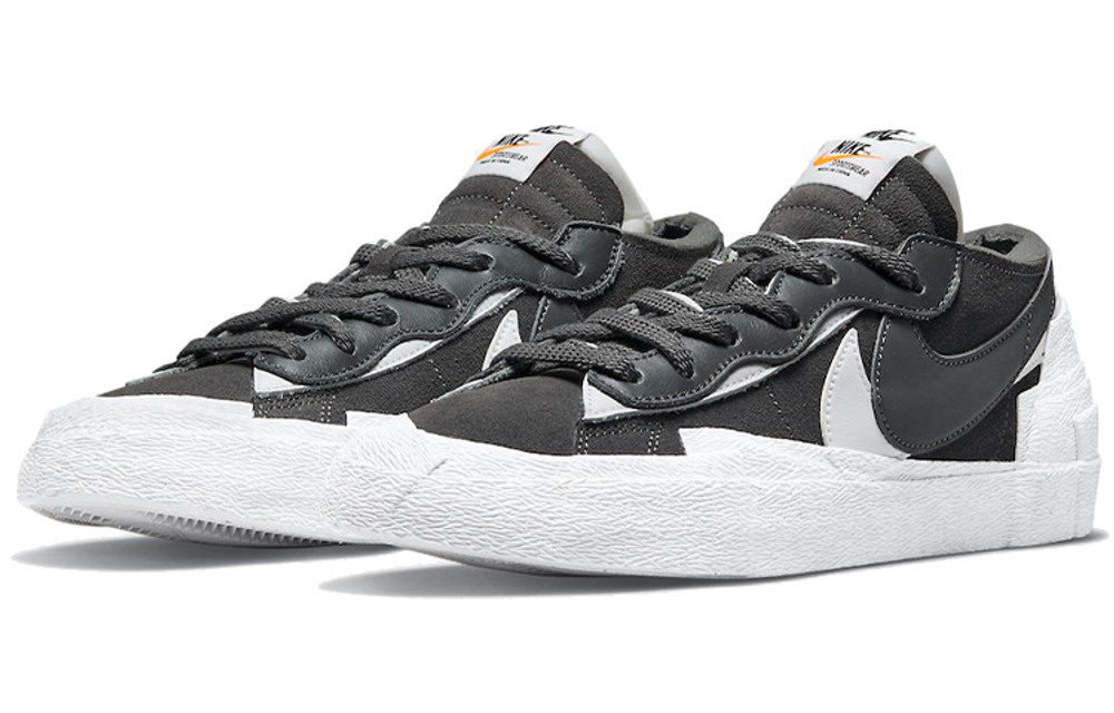 Кроссовки Sacai X Nike Blazer Low "Iron Grey"
