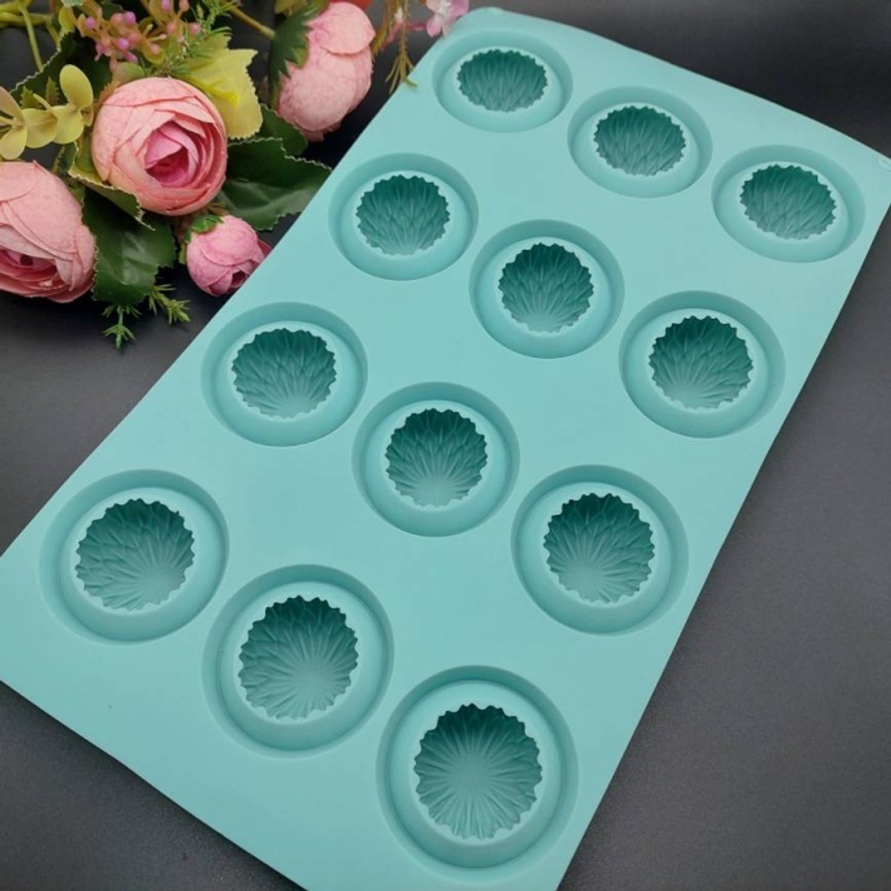 Форма для муссовых десертов "Хризантема 12в1 4,5*3см"