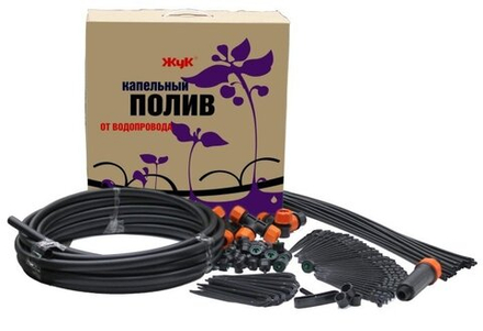 Полив капельный Жук от водопровода на 60 растений