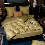 Комплект постельного белья Сатин Жаккард на резинке GCR010