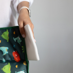 Набор для детского сада: кармашек, коврик, мешок. Динозавры принт