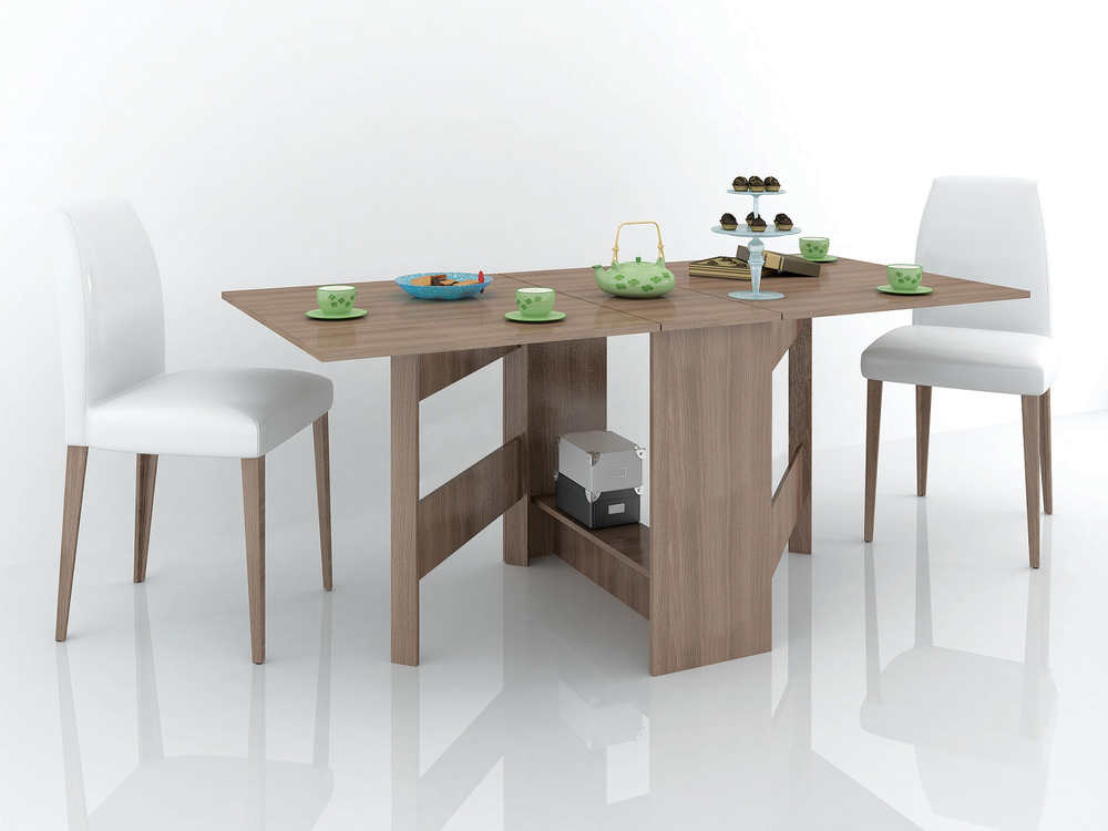 Стол кухонный раскладной, ясень