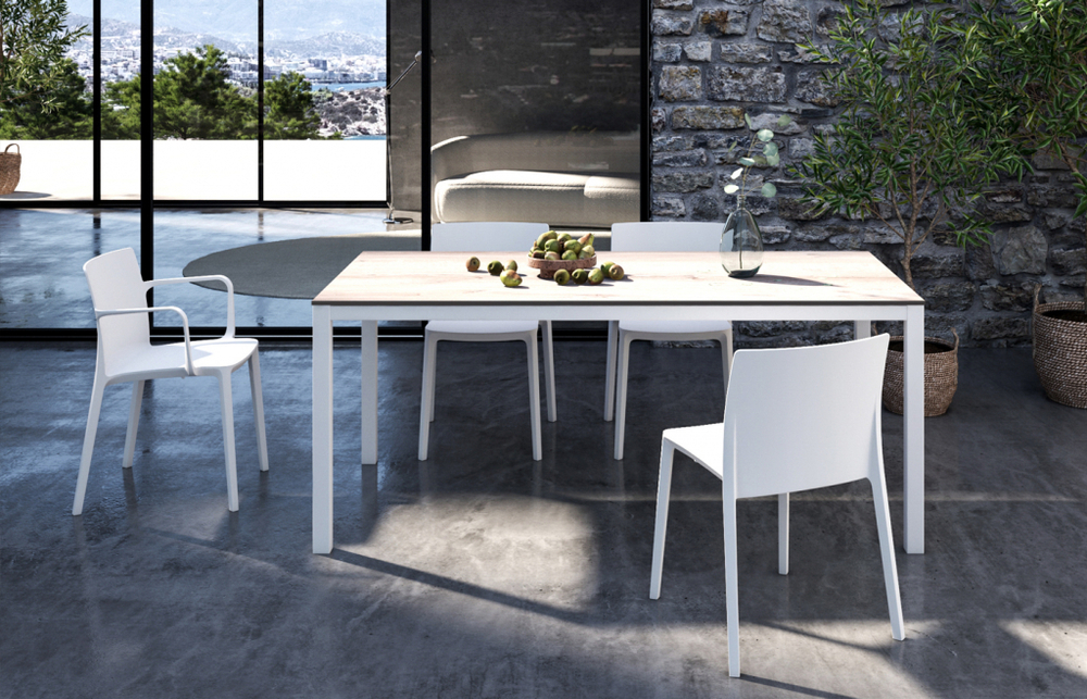 Кресло пластиковое Papatya Evo-K, белый