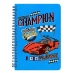 Блокнот детский Basir, формат А6, серия "Машинки", переплет 7БЦ, 14.5*10.5 см, 60 листов,ассорти