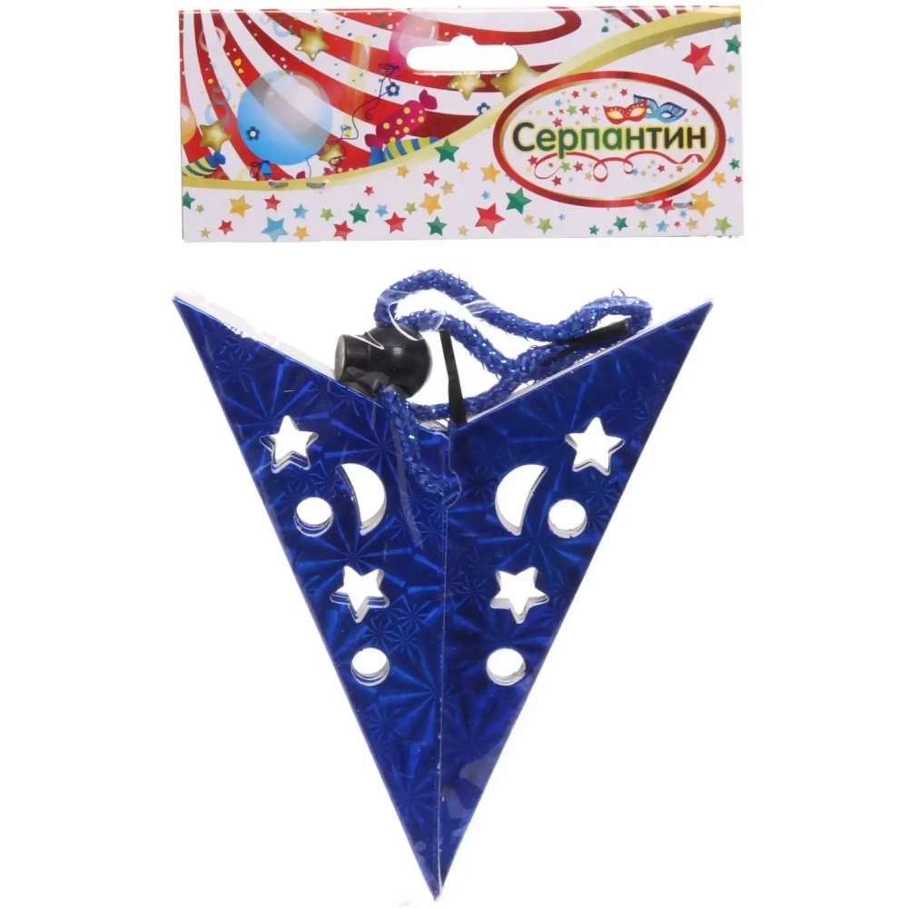 Украшение подвесное «Сияние звезды» 30 см, Синий