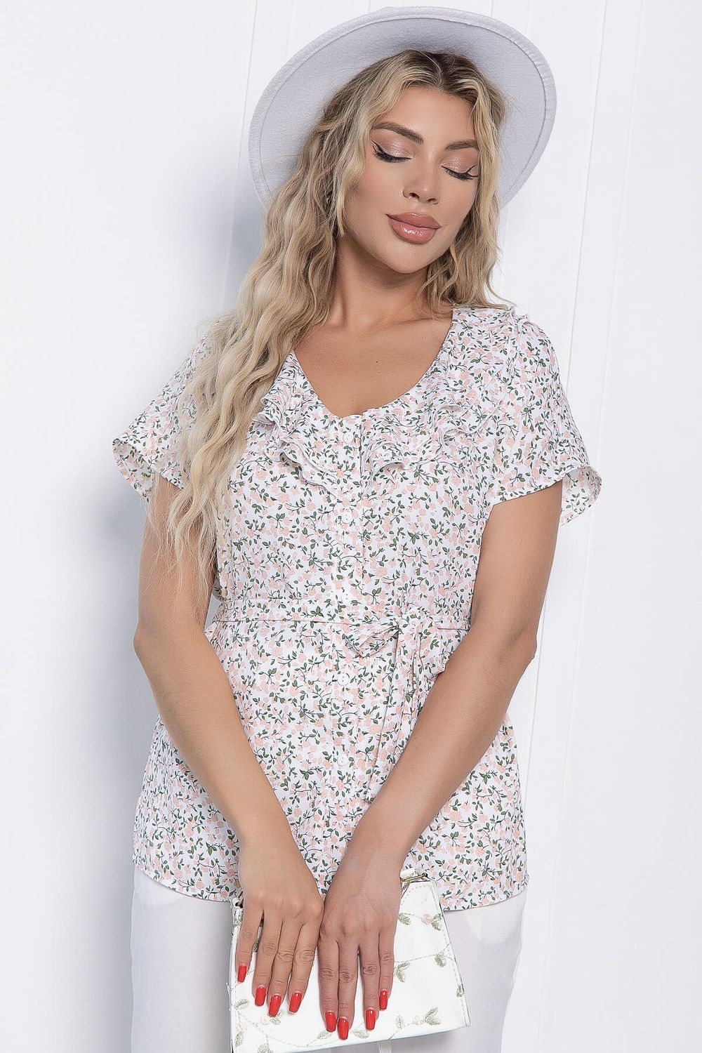 Блуза Дыхание лета (белая) Б11015 LT Collection