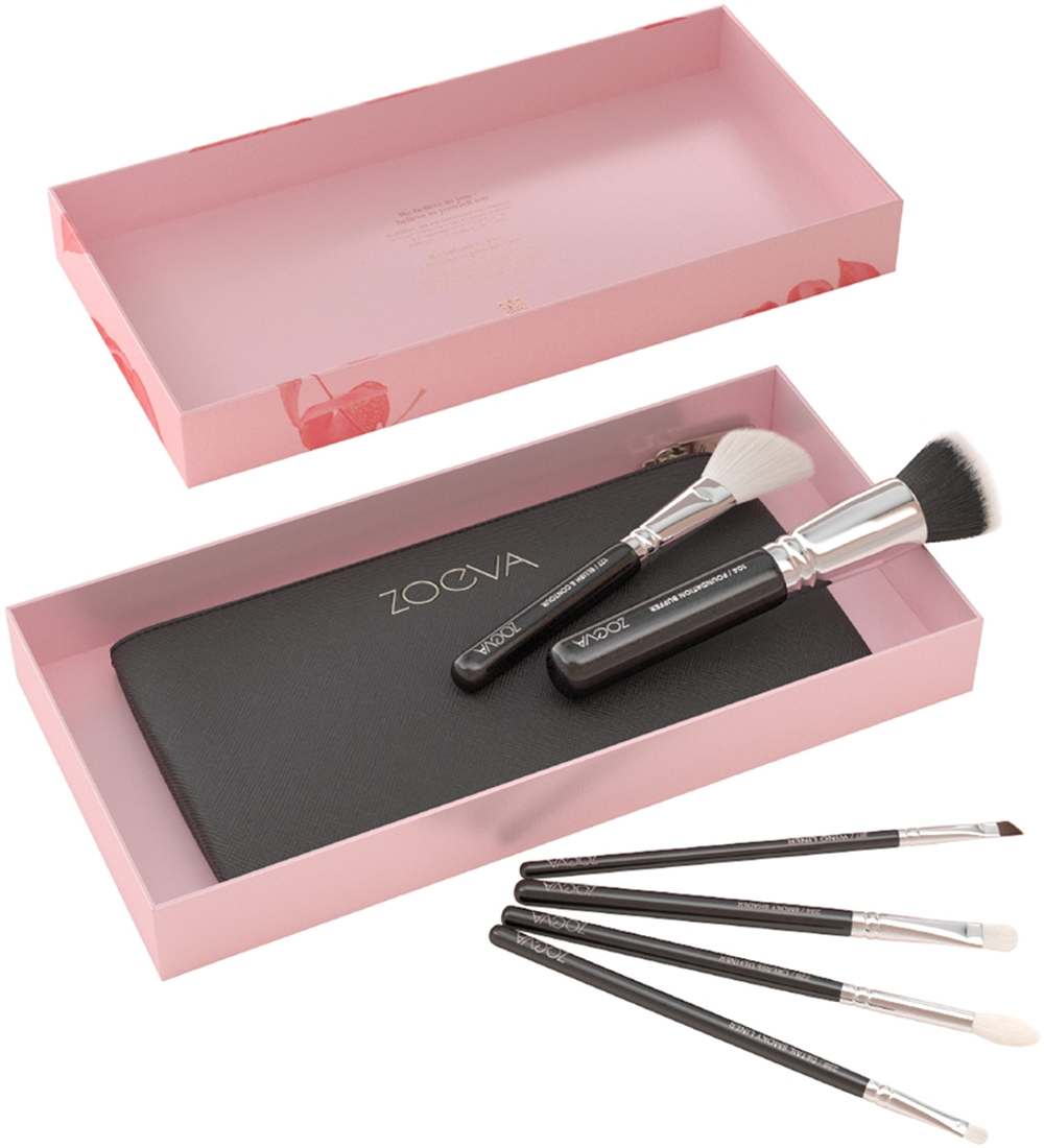 ZOEVA The Essential Brush Set - Набор кистей для косметики, 1 szt.