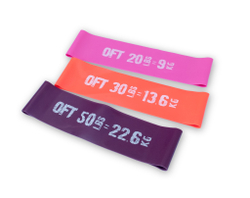 Набор из 3 широких мини-эспандеров