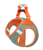 Шлейка-жилетка мягкая со светоотражающими элементами "Нео" M, голубая, обхват груди 410-440мм, Triol