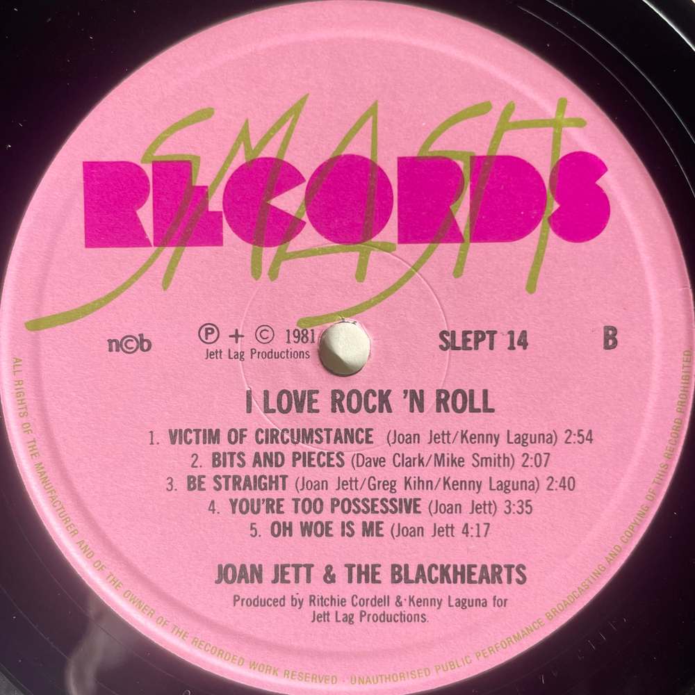 Joan Jett & The Blackhearts- I Love Rock 'N Roll (Скандинавия 1982г.)