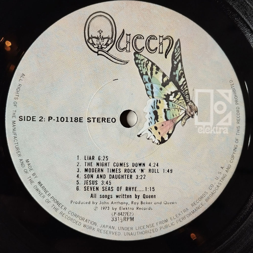 Винтажная виниловая пластинка LP Queen (Japan 1975) (No Obi) My Fairy King