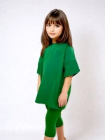 Костюм в садик для девочки футболка и бриджи