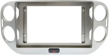 Магнитола для Volkswagen Tiguan 1 2007-2016, Golf Plus (рамка 10 серебро, любая кнопка) - Teyes SPRO+ Android 10, ТОП процессор, 4-32, SIM-слот