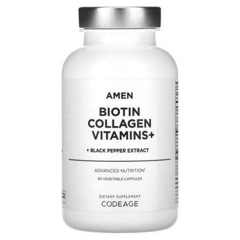 CODEAGE AMEN Biotin , Collagen , Vitamins + 90 veg capsules, Коллаген, биотин и витамины