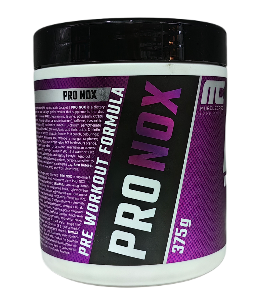 Предтрен Muscle Care Pro Nox 375 г фруктовый пунш