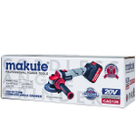 Аккумуляторная углошлифовальная машина Makute CAG126