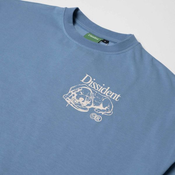 Футболка Retriever in Dusty Denim Голубая - фото 12