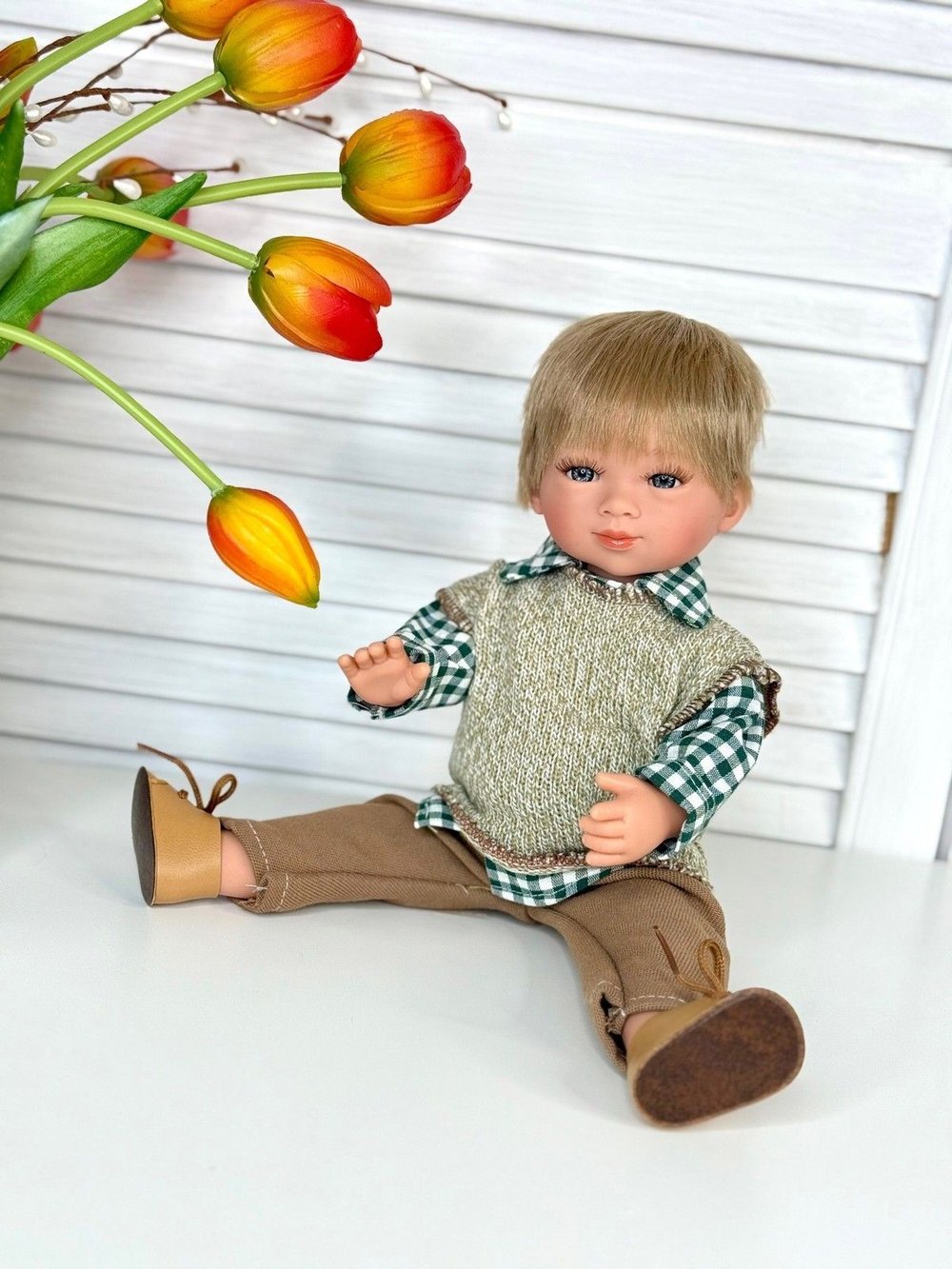 Кукла D Nenes виниловая 34см Marco (022215)