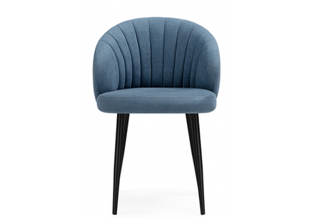 Стул на металлокаркасе Woodville Бэнбу marseille 30, черный, ножки черные