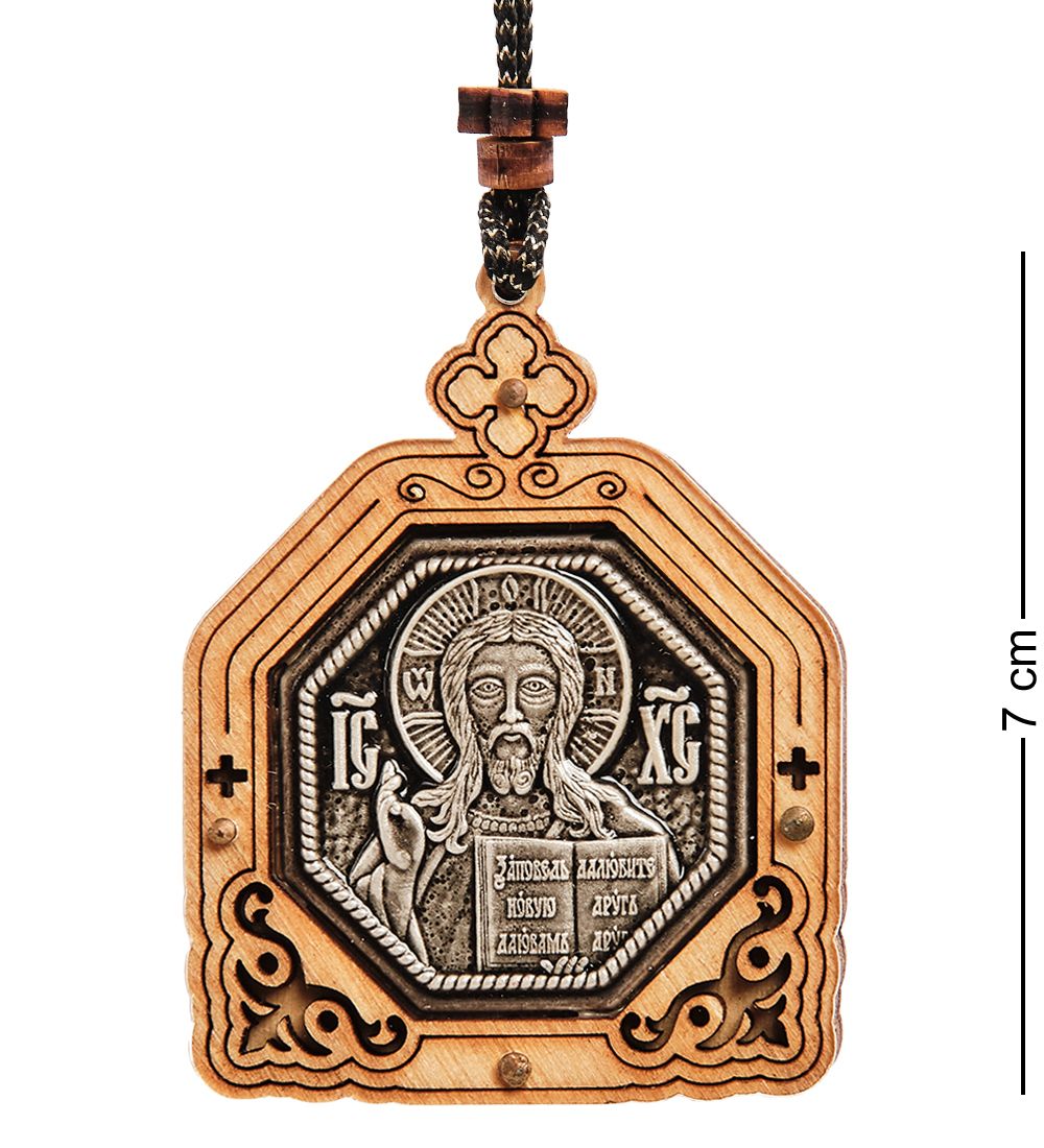 КФ-305/2 Подвеска в машину «Иисус Христос» деревянная