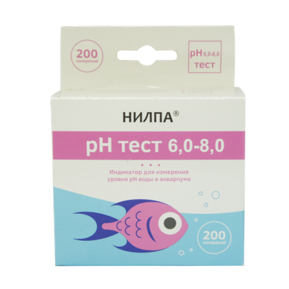НИЛПА Тест для измерения кислотности (pH) от 6.0 до 8.0