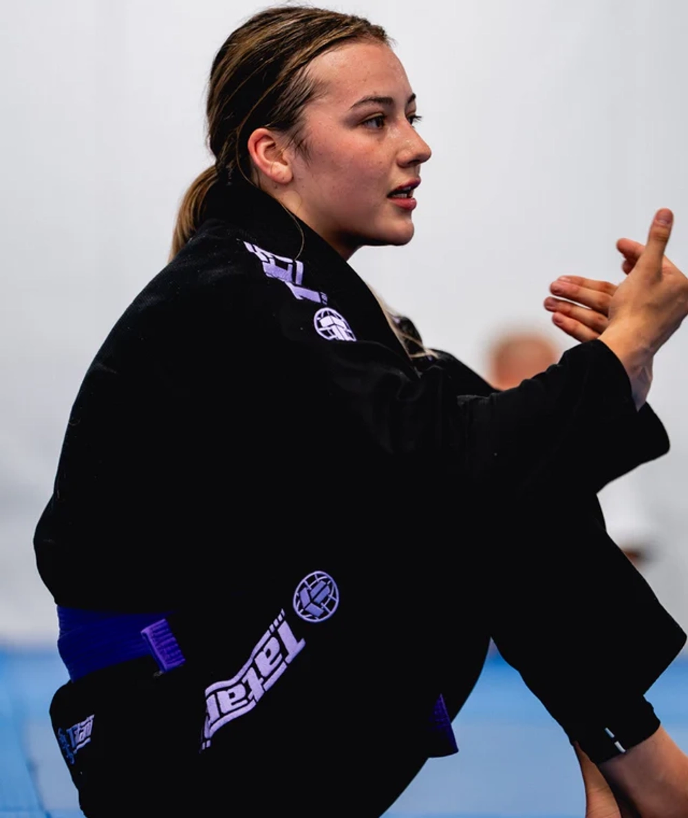 Кимоно женское Tatami BJJ Elements Superlite PURPLE & BLACK