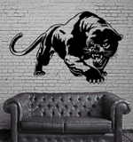 LazerVorota-Декоративное панно на стену из металла " Черная Пантера"