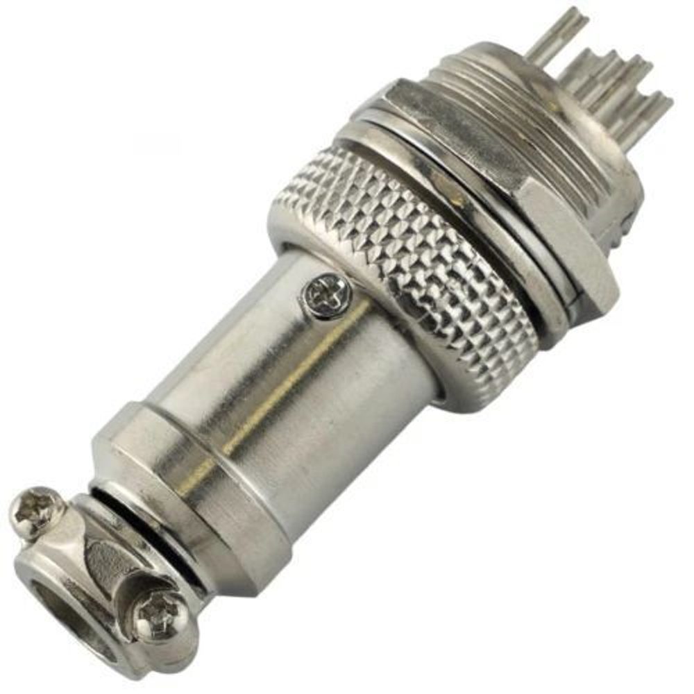 Авиационный разъем GX16 6Pin (штекер+гнездо)