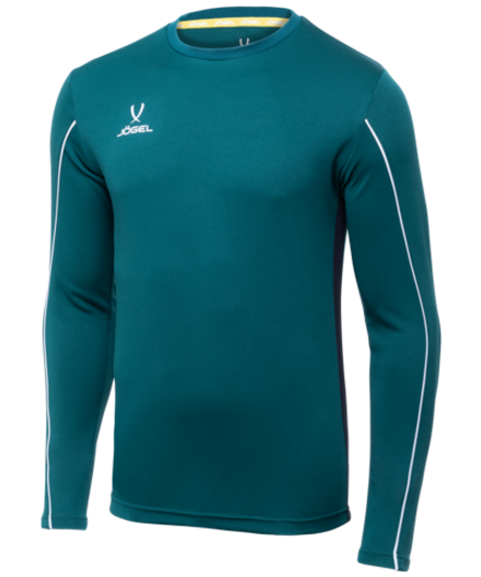 Футболка вратарская CAMP GK Padded LS, зеленый/черный/белый, детский