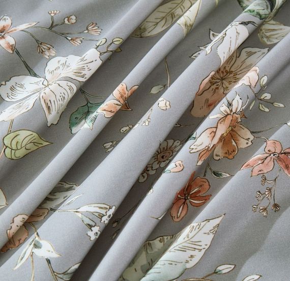 Постельное белье Asabella 2222 фланель, тенсель с хлопком