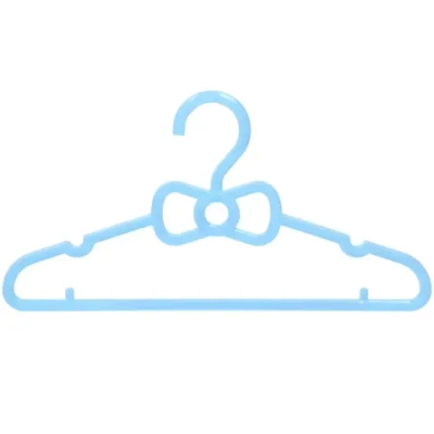 Плечики для одежды детские 3шт «ИДЕЯДОМА», бантик, цвет голубой, 29*15см (Лейбл Селфи)