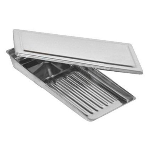 Лоток стоматологический ЛМС «МЕДИКОН» с крышкой, 195×90×25 мм (AISI 304)