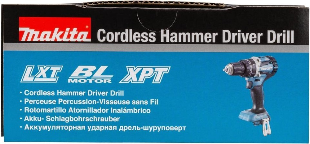 Аккумуляторная дрель-шуруповерт MAKITA DHP 484 Z ударная без АКБ и З/У DHP484Z