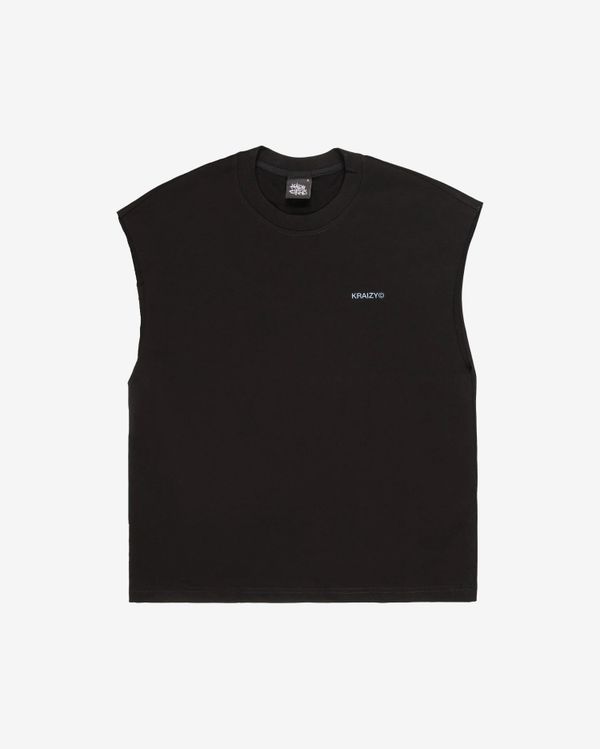 Футболка Без рукавов Logo Heart черная - фото 1