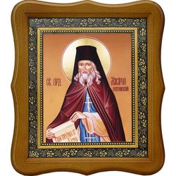 Макарий Оптинский Преподобный.  Икона на холсте.