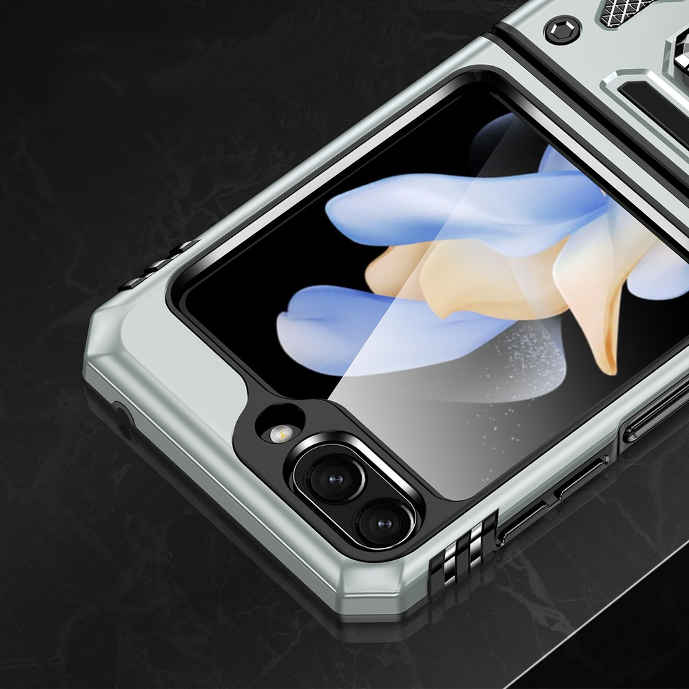 Чехол Safe Case с кольцом и защитой камеры для Samsung Galaxy Z Flip 6