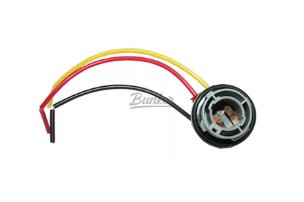 Патрон под лампу P21/5W с проводами пластик Nord Yada